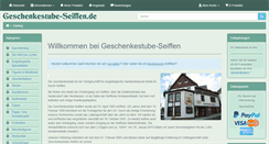 Desktop Screenshot of geschenkestube-seiffen.de