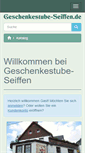 Mobile Screenshot of geschenkestube-seiffen.de